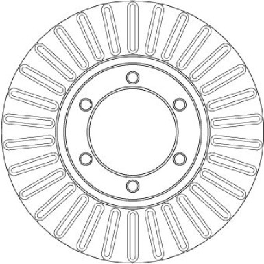 94 481 016 Bremsscheibe VA | KIA K2500-2900 99 | DF7152