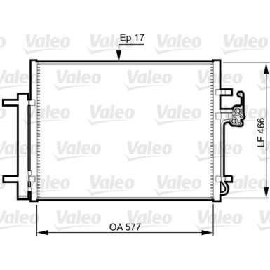 VALEO Klimaanlagenkühler | 814360