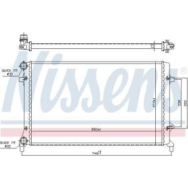 Wasserkühler PKW | AUDI A3/S3 03- 1.6FSI | 65277