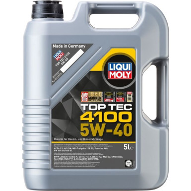 Liqui Moly Top Tec 4100 5W-40 5 l | 3701 | 5L Kanister Kunststoff