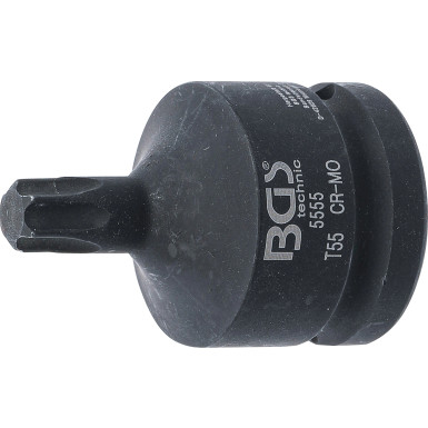 BGS Kraft-Bit-Einsatz | Antrieb Innenvierkant 20 mm (3/4"""") | T-Profil (für Torx) T55 | 5555