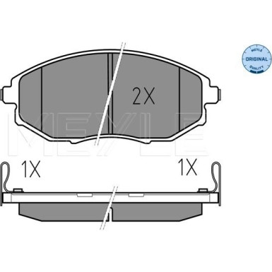 Bremsbelagsatz Chevrolet P. Epica 06- Mit Sensor | 025 248 6417/W