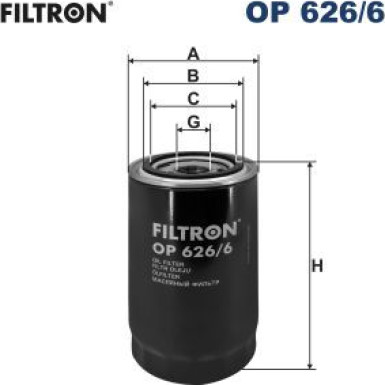 FILTRON Ölfilter | OP 626/6