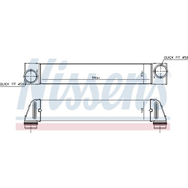 Ladeluftkühler PKW | BMW E60 520d-530d 02 | 96607