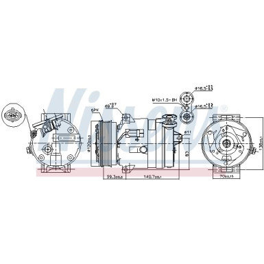 Kompressor PKW | OPEL Vectra B 95 | 89057