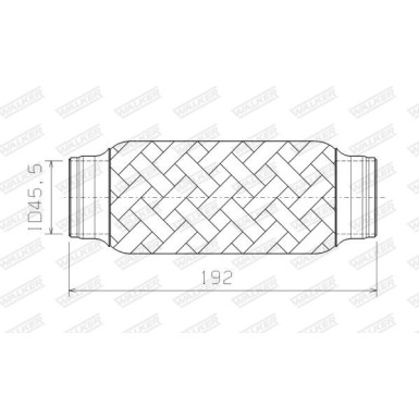 Flexrohr ohne Rohr | DM 45 L 192mm | 5249