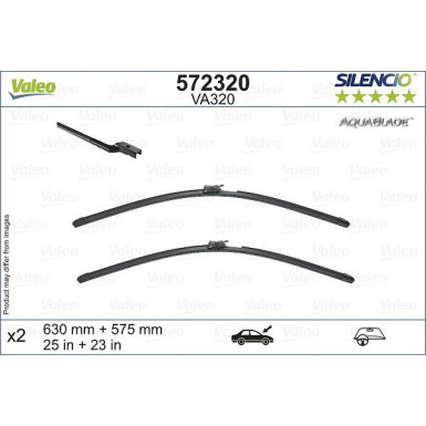 VALEO AquaBlade Set beheizt | MB S-Class | 572320