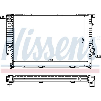 Wasserkühler PKW | BMW 5er , 8er (E31) | 60747A