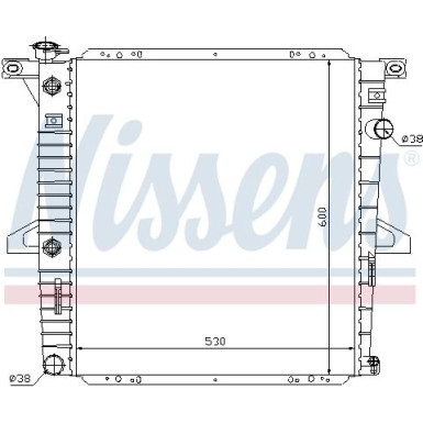 Wasserkühler PKW | FORD EXPLORER 4.0 97-98 | 62060