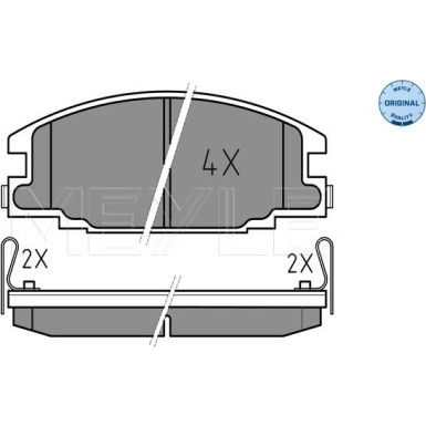 Bremsbelagsatz Opel P. Frontera/Campo 91-98 Mit Sensor | 025 215 4316/W