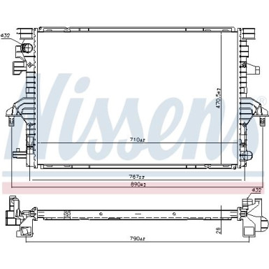 Wasserkühler PKW | VW T6 15 | 606088