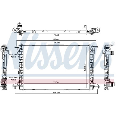 Wasserkühler PKW | Audi A4 15 | 606573