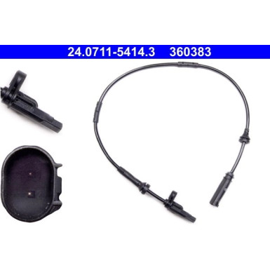 ATE ABS Sensor | 24.0711-5414.3