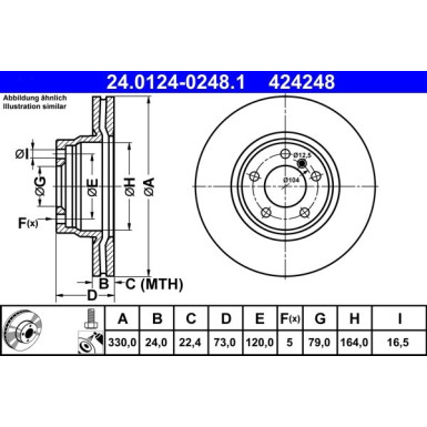 Bremsscheibe | 24.0124-0248.1