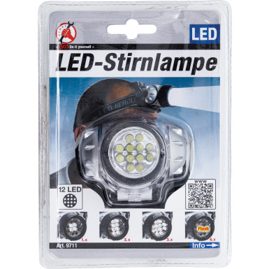 BGS LED-Stirnlampe | 12 LED | 9711