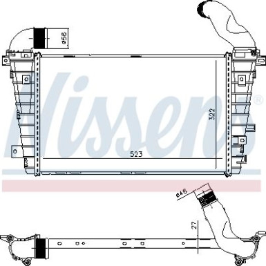 Ladeluftkühler PKW | Opel Zafira B 1.9 CDTI 05 | 96461