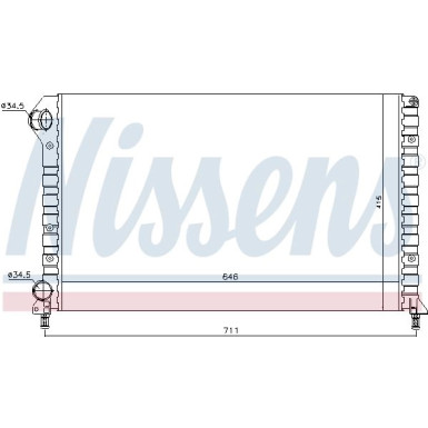 Wasserkühler PKW | FIAT DOBLO 1.9 D AC 01 | 61766