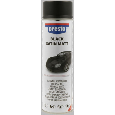 Presto Rallye Spray schwarz seidenmatt 500ml | 385810