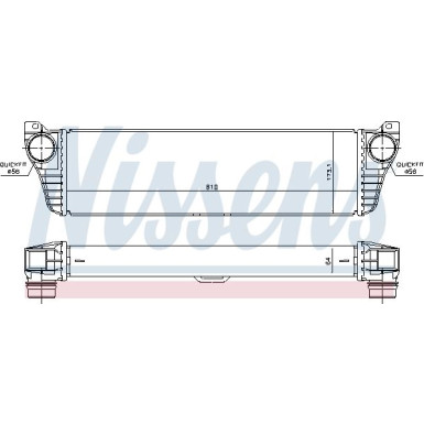 Ladeluftkühler PKW | MERCEDES Viano/Vito 03 | 96261