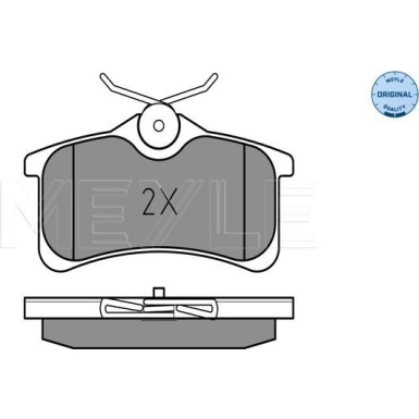 Bremsbelagsatz Toyota T. Avensis 97- Mit Sensor | 025 240 1314/W