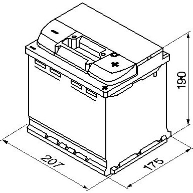 S4 002 BOSCH | PKW-Batterie | 12V 52Ah 470A | 0 092 S40 020