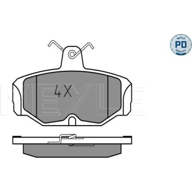 Bremsbelagsatz Ford T. Scorpio 1.8-2.9 84-Ohne Sensor | 025 209 8113/PD