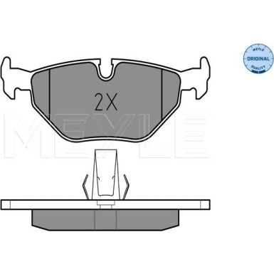 Bremsbelagsatz Bmw T. E39 11/95 | 252169117