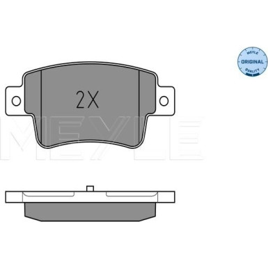 Bremsbelagsatz Fiat T. Grande Punto/Evo 05- Mit Sensor | 025 243 4917/W