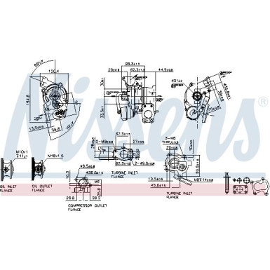 Nissens Turbo | CITROEN,MAZDA,FORD,PEUGEOT 97 | 93132