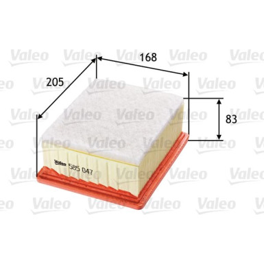 VALEO Luftfilter | 585047