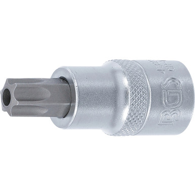 BGS Bit-Einsatz | Antrieb Innenvierkant 12,5 mm (1/2"""") | T-Profil (für Torx) mit Bohrung T55 | 4329