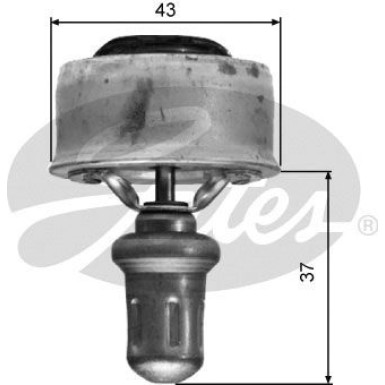 Gates Thermostat | RENAULT Trafic 80-01 | TH01489