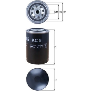 KNECHT Kraftstofffilter | KC 8