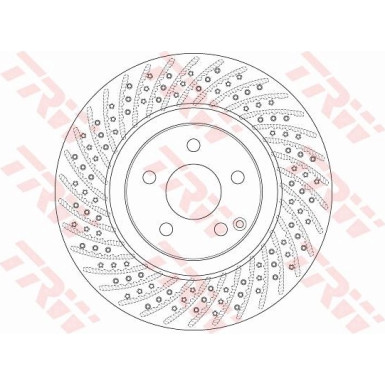 15 481 110 Bremsscheibe VA | MERCEDES E-Klasse 2002 - 2 | DF6433S