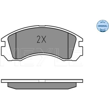 Bremsbelagsatz Mitsubishi P. Galant 97-/Outlander 03-/Pajero 94- Mit Sensor | 025 213 6315/W