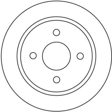 Bremsscheibe Ford T. Focus | DF1654