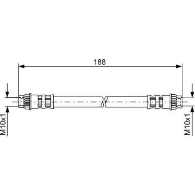 Bremsschlauch | RENAULT Clio II | 1987476917