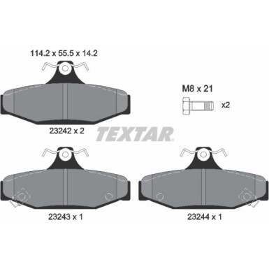 Bremsbelagsatz Daewoo T. Musso/Korando | 2324201