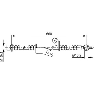 Bremsschlauch | TOYOTA Auris, Corolla | 1987481641