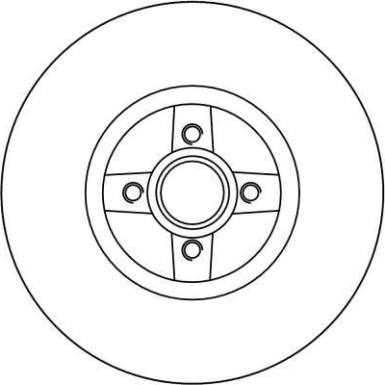 TRW Bremsscheibe | DF4272