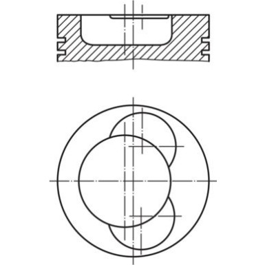 MAHLE ORIGINAL Kolben | 0045002