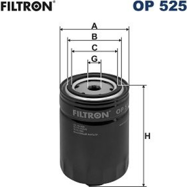 FILTRON Ölfilter | OP 525