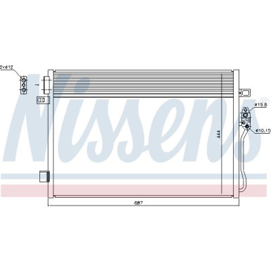 Kondensator PKW | Fiat Freemount 11 | 940379