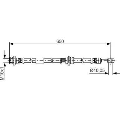 Bremsschlauch | NISSAN Primera | 1987481476