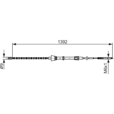 Handbremsseil | SEAT,SKODA,VW | 1987477680