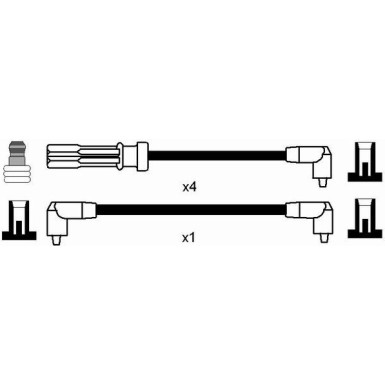 RC-VL606 NGK | Zündkabelsatz | VOLVO 960 Kombi 90-93 | 8469