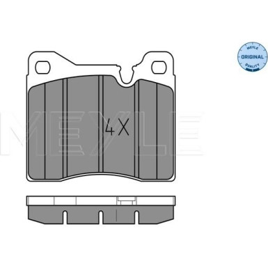 Bremsbelagsatz Bmw S. E12/E24 | 025 204 3715