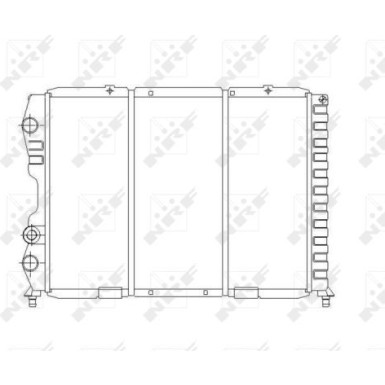NRF Motorkühler | 58083