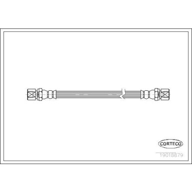 CORTECO Bremsschlauch | 19018879