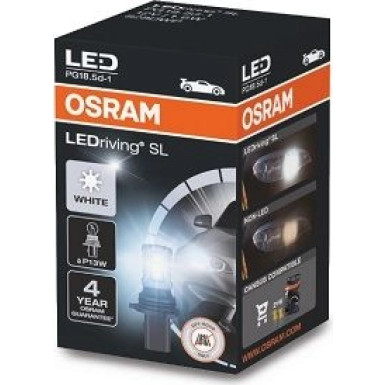 P13W Osram | LED White 6000K 12V | LEDriving | 828DWP